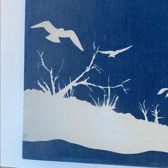 Marüshka Blue and White Seagull Wall Art - Picture 4 of 4